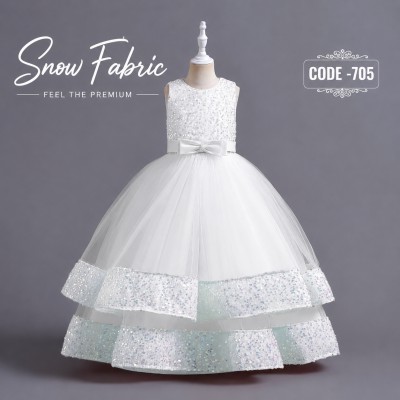 Beautiful Children Girls Evening Dress Kids Costume Pageant Lace Princess Dresses Flower Girls Dress Elegant Wedding Dres  - 705