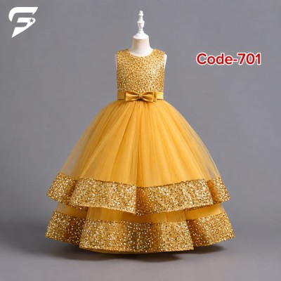 Beautiful Children Girls Evening Dress Kids Costume Pageant Lace Princess Dresses Flower Girls Dress Elegant Wedding Dres  - 701