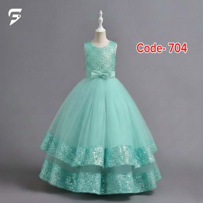 Beautiful Children Girls Evening Dress Kids Costume Pageant Lace Princess Dresses Flower Girls Dress Elegant Wedding Dres - 704 - 704